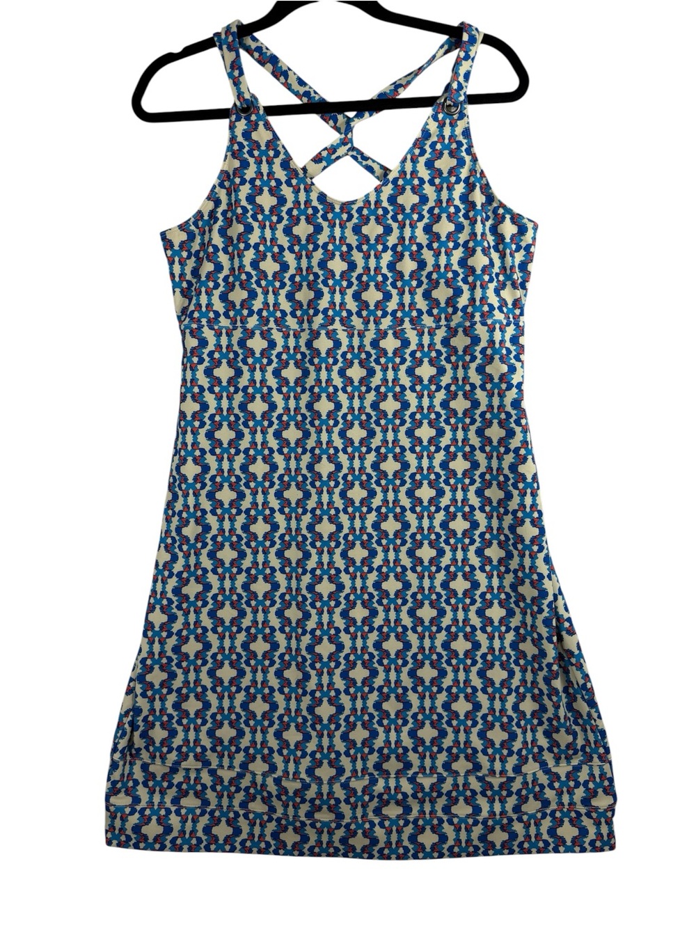 Merrell Blue Patterned Crisscross Sundress